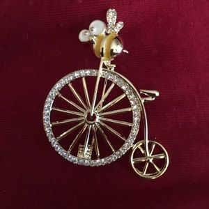 Big Eyed Bee on Bicycle.